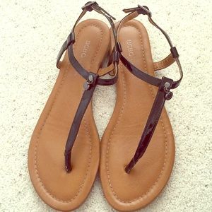 BCBG black Sandals